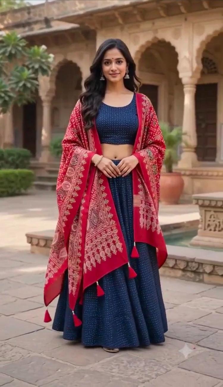 Midnight Royale Traditional Chaniya Choli Set (NH18)