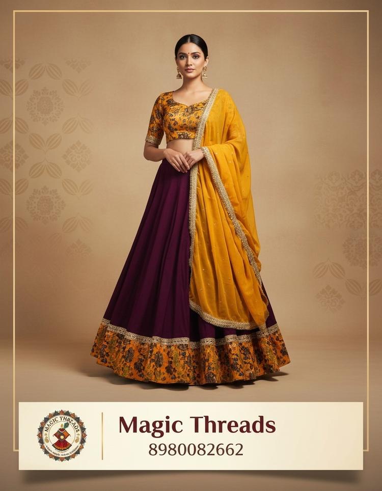 Golden Vine Festive Chaniya Choli Set (NH26)